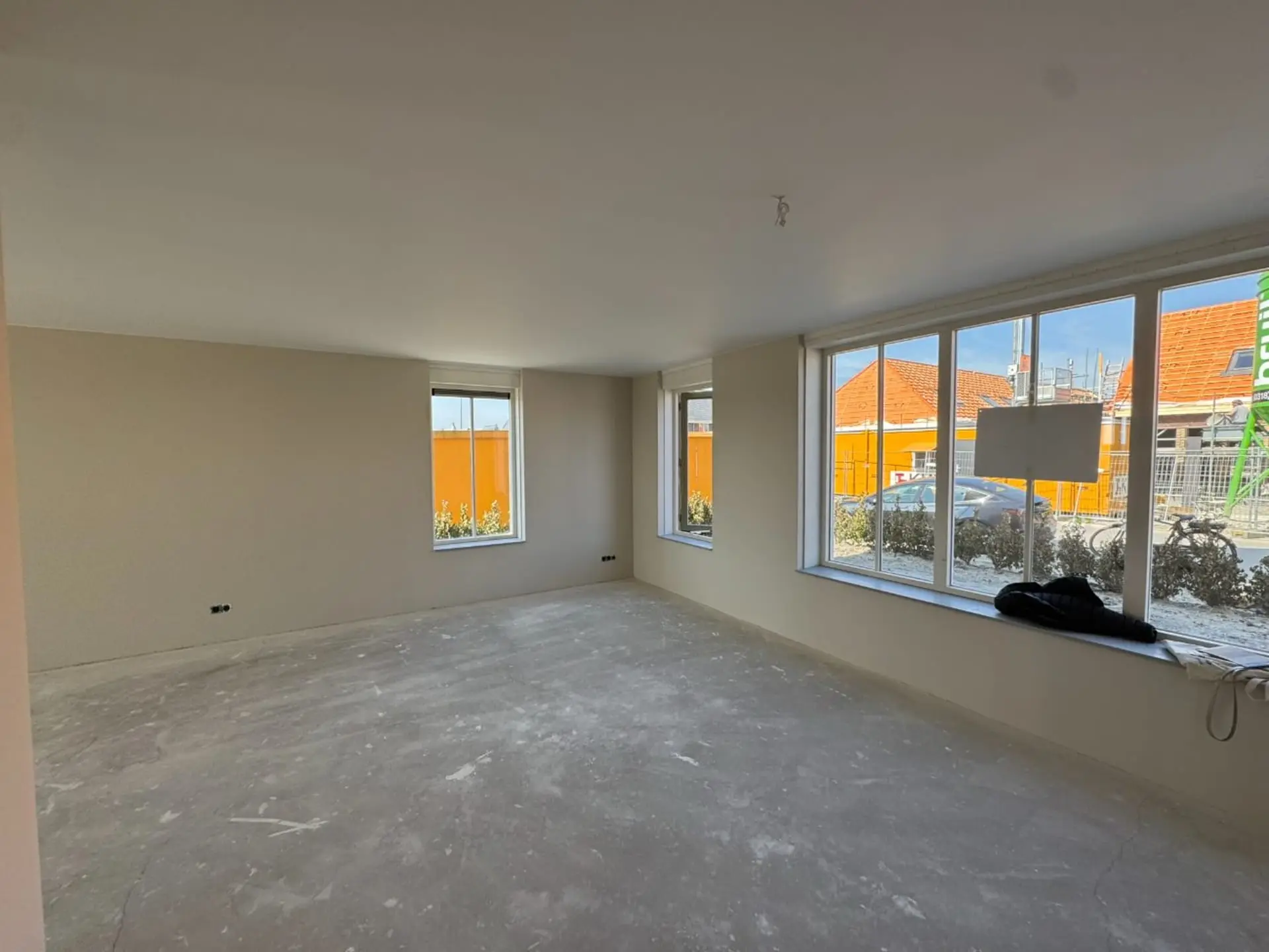Volledige woning latex gespoten