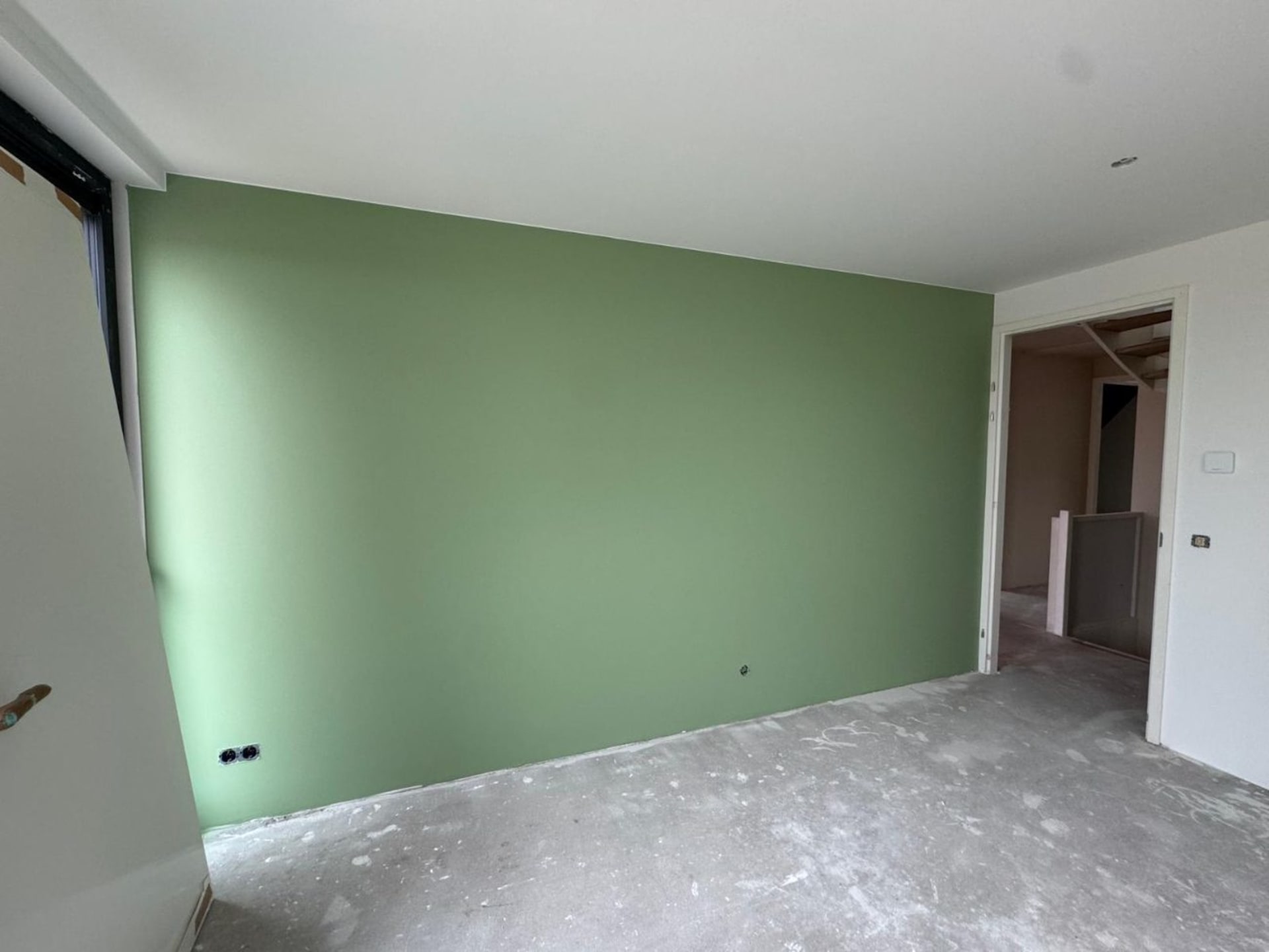 Volledige woning latex gespoten