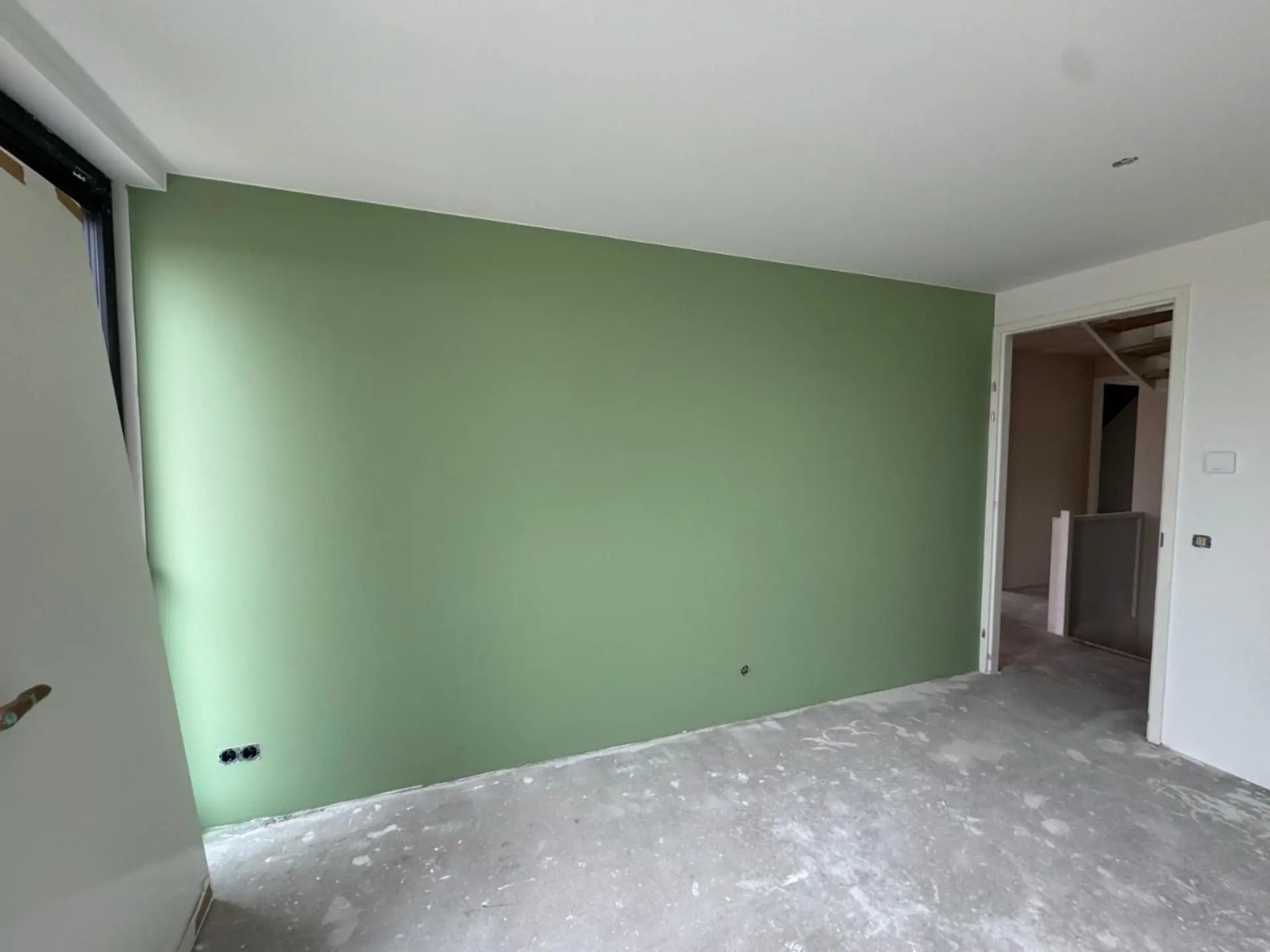 Volledige woning latex gespoten