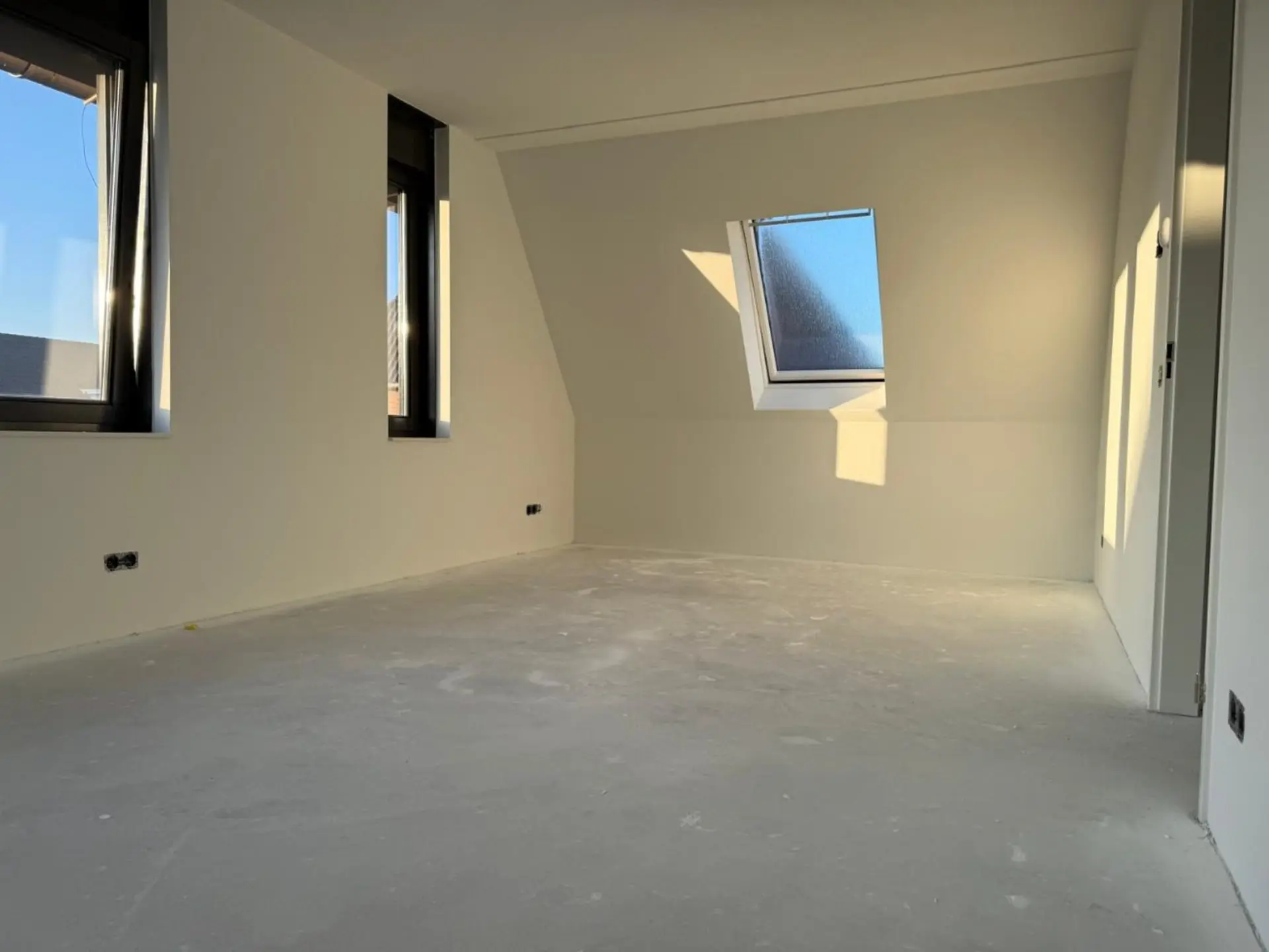 Gestucte wanden in een nieuwbouwwoning