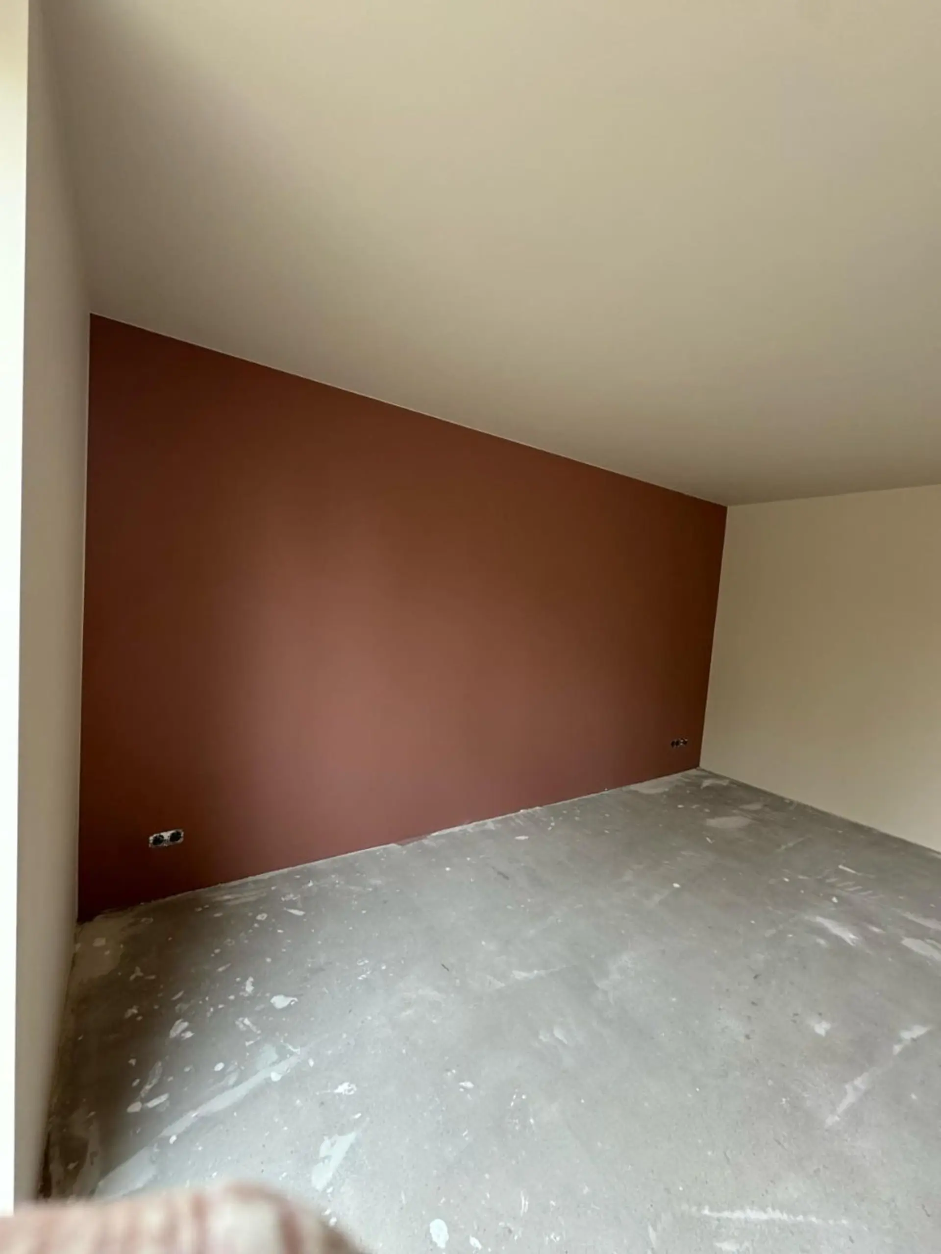 Plafonds verfspuiten nieuwbouw