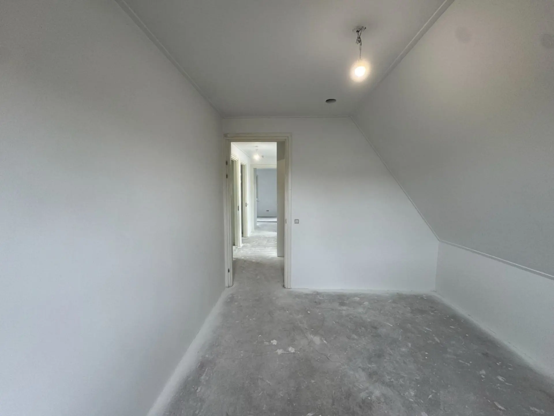Entire home latex sprayed